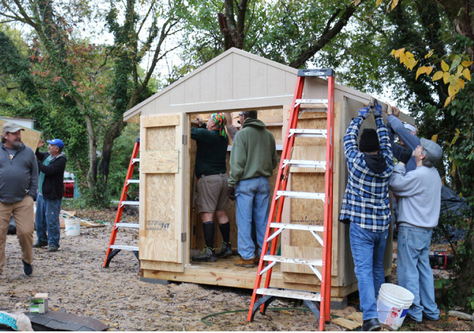 BB Industries Builds a Shed for Knoxville Habitat for Humanity