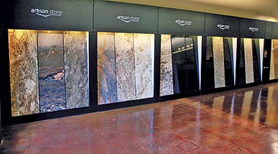 The new showrooms feature a range of all countertop products, installations, and inspiration. No product or type of material was left untouched.