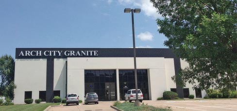 Arch City Granite & Marble’s new location in O’Fallon, Missouri was created to service the fast growing area of St. Charles County. 