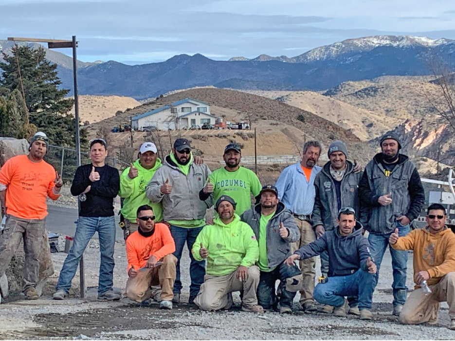 The Arch construction team