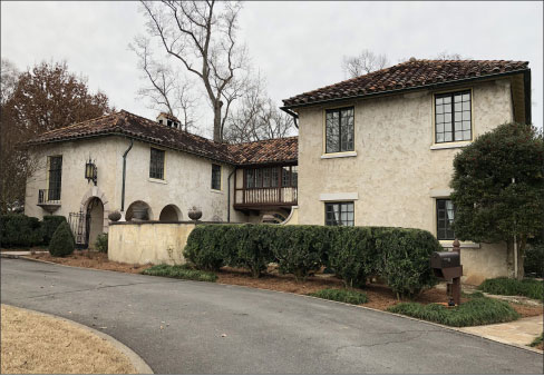 Exterior of the Craiglen Home, built as a showcase for marbles from Tennessee and around the world.