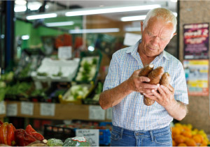 Airborne Apples in Produce Section…