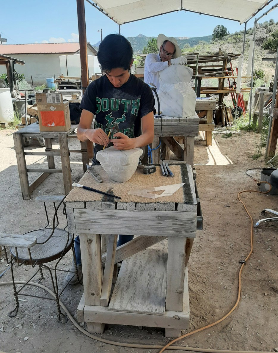 Mark Saxe: “We recently formed a non-profit, The Rio Grande Rift Institute, in order to facilitate scholarships for young people interested in learning to work with their hands. Our first scholarship was awarded in 2021 to a local high school student.”