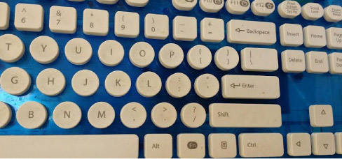 Eat at your desk?  A waterproof keyboard is highly recommended. 