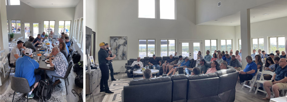 Sales Transformation Group shares its unique sales approach with over 28 Rockhead member companies in attendance.