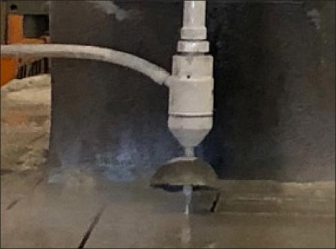Waterjet cutting