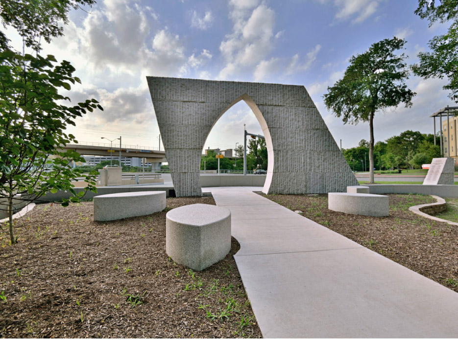 “I really want people to feel a sense of grace,” Goldberg adds. Before people enter, he recognizes there is a sense of chaos from the world around them. And as they walk through the portal, they’re permitted to leave that chaos behind and sort of leave the outside world, he explains.