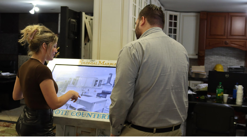 Colonial Marble and Granite uses the unique tools  in Quote Countertops to engage customers, enhance their shopping experience, and get them into their showrooms and satellite locations.