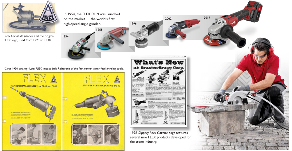 In 1954, the FLEX DL 9 was launched on the market — the world’s first high-speed angle grinder.