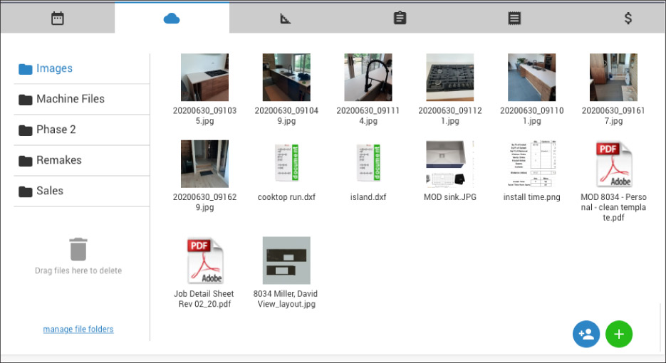 “Online resource sharing and file storage means important data is easily available to all team members, whether they are in the shop, the office, or on the jobsite. Everyone is on the same page with Job plans, from initial layout and materials to installation. These files can also be easily shared with customers as well,” said Strong.