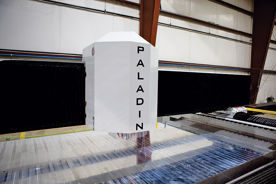 The PALADIN’s sleek and simplistic design is unmatched in the industry of CNC stone routers. It was engineered for easy access and user-friendly operations.