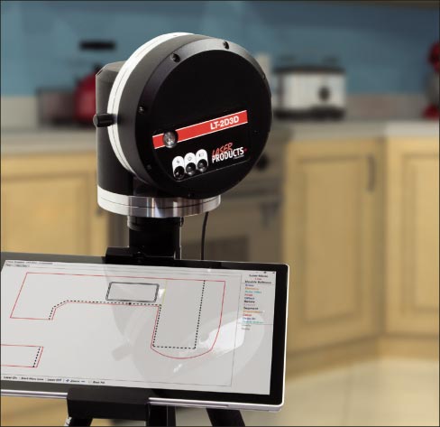 Laser Products offers on-the-jobsite training for one to two days, or more, and will train customers through the process from digital templating to fabricating the product.