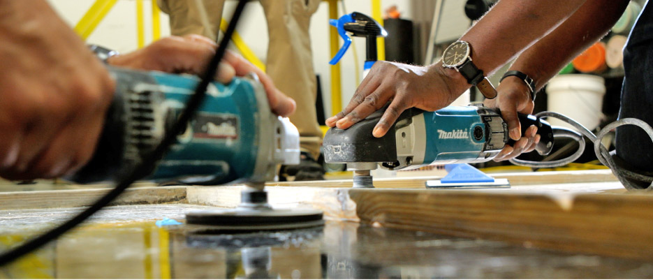 SurpHaces Learning Center instruction includes actual practice in tools and techniques.  Classes are designed for all skill levels.