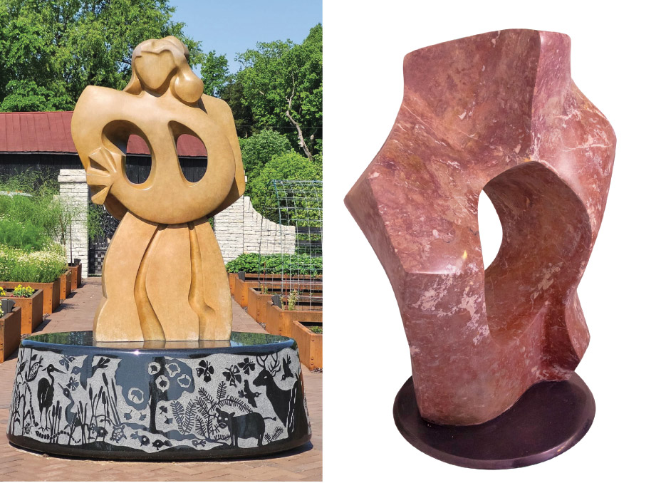 left: The Founders    right: RWishing Stone